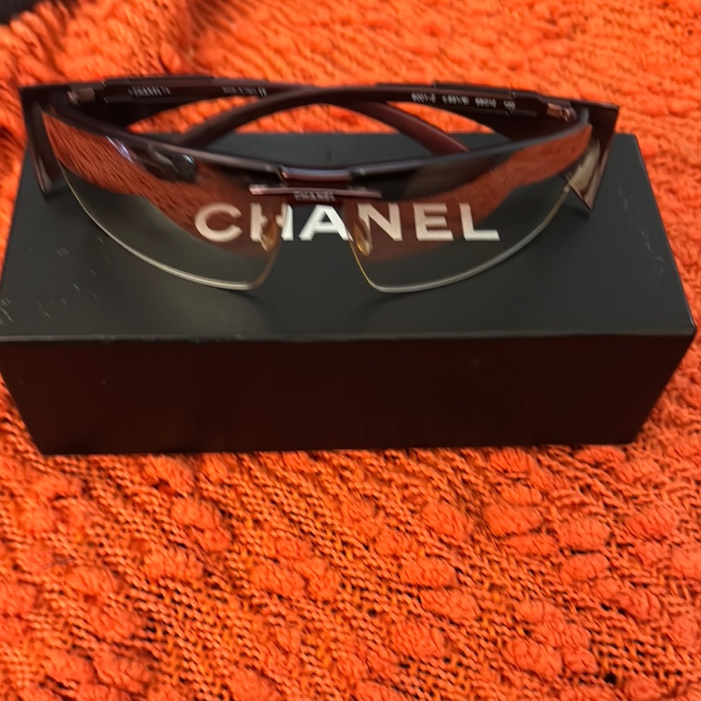 CHANEL Black and Silver Sunglasses (New)